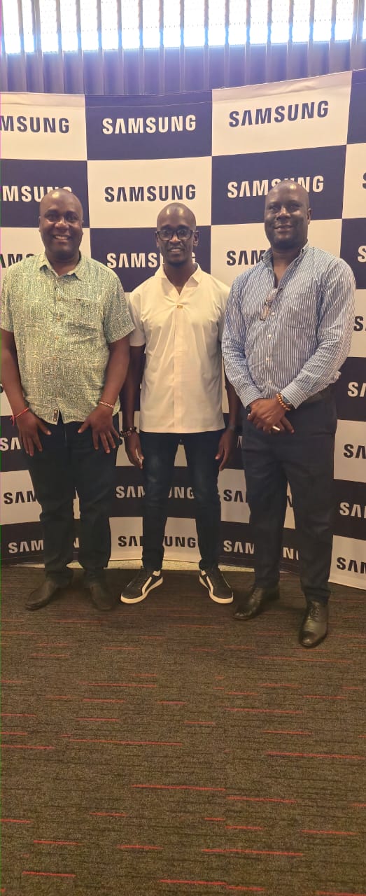 Jixels Technologies team at a Samsung partner meeting